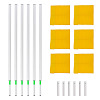 Sport-Thieme Grenspalen-Set voor kantelen, Vlag neon geel