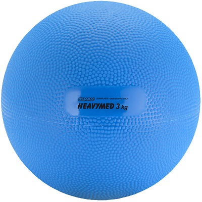 Gymnic Medicinebal "Heavymed", 3.000 g, ø 17 cm, blauw