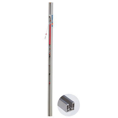 Sport-Thieme Volleybalpalen 80×80 mm DVV 2, Met katrolsysteem