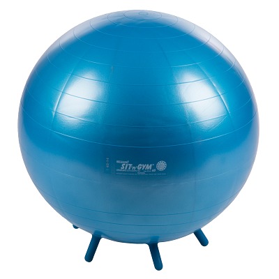 Gymnic Zitbal Sit 'n' Gym, ø 65 cm, blauw