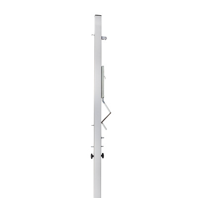 Sport-Thieme volleybal middenpaal 80×80 mm, Met spindelspansysteem
