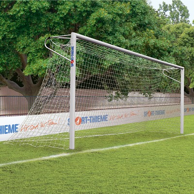 Sport-Thieme Grootveld-Voetbaldoel in grondbussen, hoeken gelast, Nethouderrail