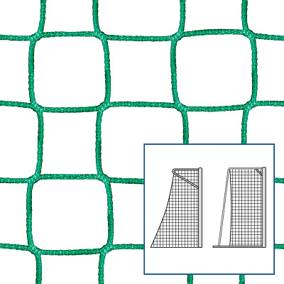 Kleinveld-/handbaldoelnet “80/100 cm”, Groen, 4 mm