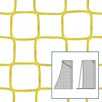 Kleinveld-/handbaldoelnet “80/100 cm”, Geel, 4 mm