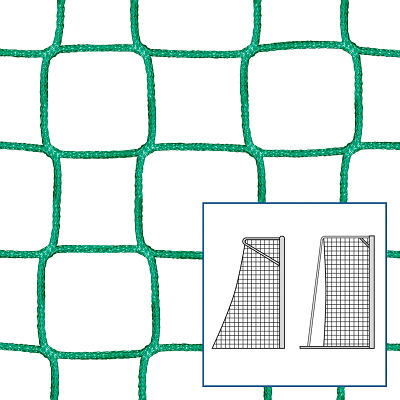 Kleinveld-/handbaldoelnet “80/100 cm”, Groen, 5 mm