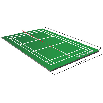 Victor Sportvloer "Badminton Mobiel", 2-delig