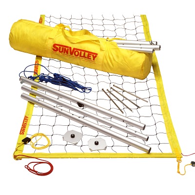 SunVolley Beachvolleybalinstallatie 'Standaard', Zonder speelveldmarkering, 9,5 m