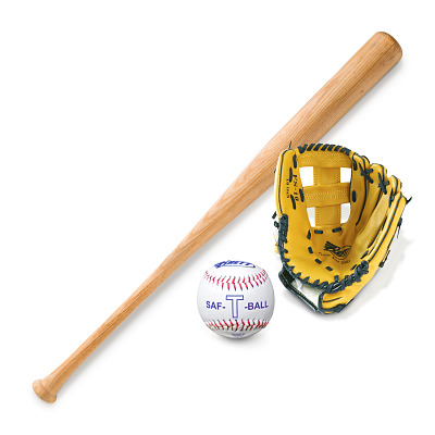 Base-/teeballset “Junior”, Met linker vanghandschoen