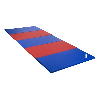 Sport-Thieme Vouwmat "Basic", 300x120x3 cm, Blauw-rood