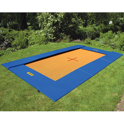 Eurotramp Bodemtrampoline, Master, Blauw
