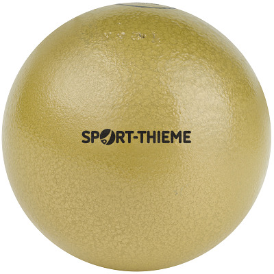 Sport-Thieme Wedstrijd-Stootkogel "Gietijzer", 7,26 kg, geel, ø 126 mm