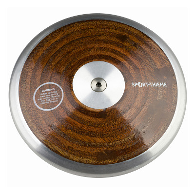Sport-Thieme Wedstrijd-Discus "Hout", 1,5 kg