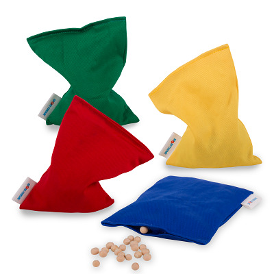 Sport-Thieme Pitten/Bonenzakjes-set "Set van 4", ca. 15x10 cm, Niet wasbaar met bonen gevuld