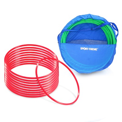 Sport-Thieme Gymnastiekhoepels-set "ø 80 cm", Rood