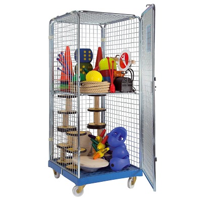 Sport-Thieme Materiaalwagen 'Classic-rolbox N°5', Met 1 schap, 1 Deur