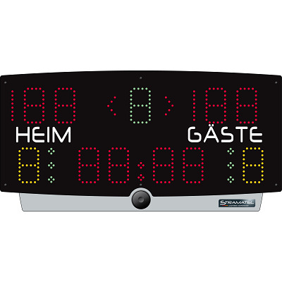 Stramatel Scorebord "Multi Top", Batterijwerking met afstandsbediening