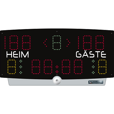 Stramatel Scorebord "Multi Top", Netvoeding met afstandsbediening