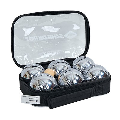 Obut Match Black 76 Mm Jeu De Boules Ballen - Set Van 3 Met Jack En Tas