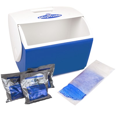 Igloo Verzorgers-ijsbox, Met inhoud