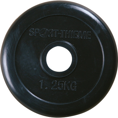 Sport-Thieme Halterschijf "Rubber coating", 1,25 kg