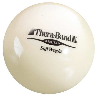 TheraBand Gewichtsbal "Soft Weight", 0,5 kg, Beige