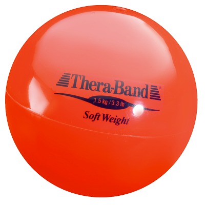 TheraBand Gewichtsbal "Soft Weight", 1,5 kg, Rood