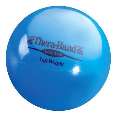 TheraBand Gewichtsbal "Soft Weight", 2,5 kg, Blauw