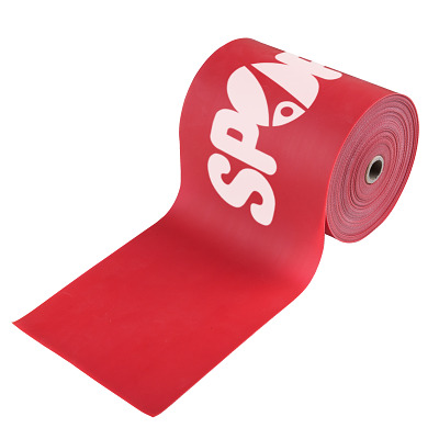 Sport-Thieme Fitnessband 150', Rood, Extra sterk, 25 m x 15 cm
