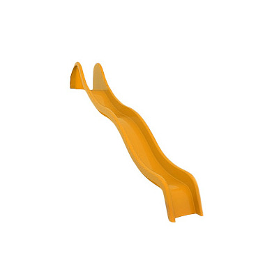 Golvende glijbaan, 150 cm, Geel