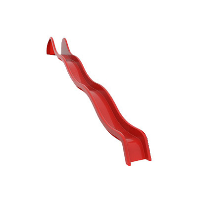 Golvende glijbaan, 200 cm, Rood