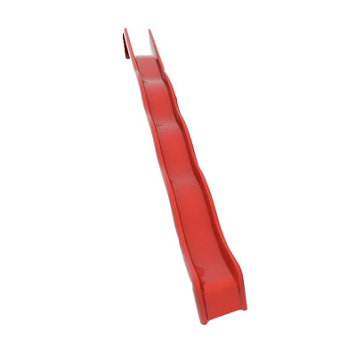 Golvende glijbaan, 280 cm, Rood
