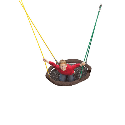 Huck Seiltechnik Schommelstoel "Wabennest", Ophanghoogte 200 cm, Zwart