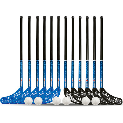 Sport-Thieme Floorballstick-set "Champ", Met tas