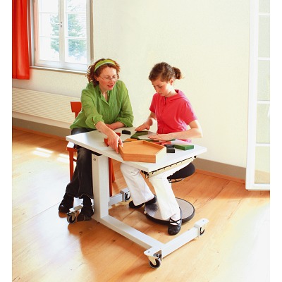 Möckel Therpietafel "ergo EP 2", Verstelbare wielen, 80x60 cm