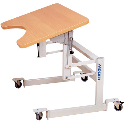 Möckel Therpietafel "ergo S 52 R", Beuk-decor, Verstelbare wielen
