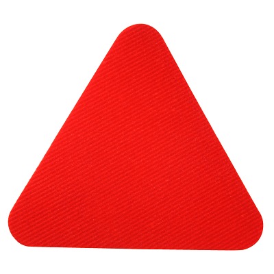 Sport-Thieme Sporttegels, Rood, Driehoek, zijlengte 30 cm