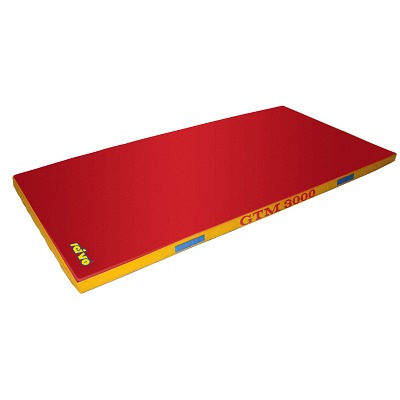 Sport-Thieme Turnmat "GTM 3000", Rood, 200x100x6 cm, 17 kg