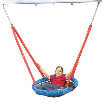 Huck Seiltechnik Schommelstoel "Mini-Vogelnest", Ophanghoogte 250 cm, Blauw