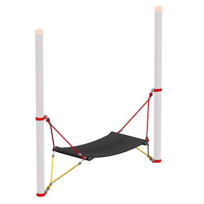Huck Seiltechnik Vario-klimparkset los element "Gummi-Hängematte