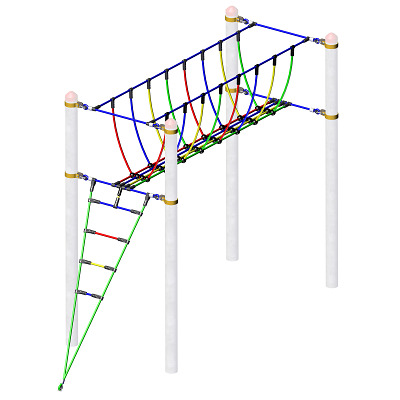 Huck Seiltechnik Vario-klimparkset los element "Seilbrücke