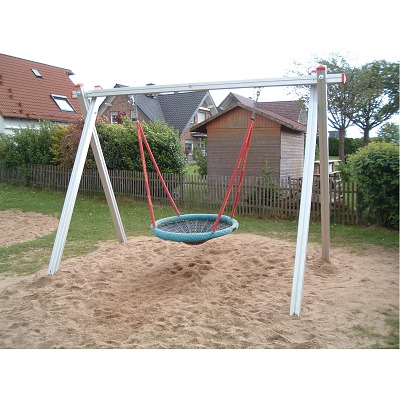 Pieper Holz Vogelnestschommel "Aluminium