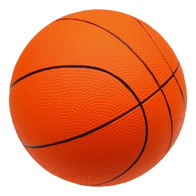 Sport-Thieme Zachte foambal 'PU basketbal', Oranje, ø 200 mm, 290 g