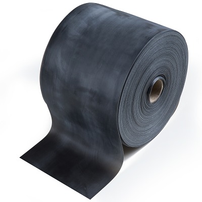TheraBand Fitnessband op rol, 45,5 m, Zwart, super sterk