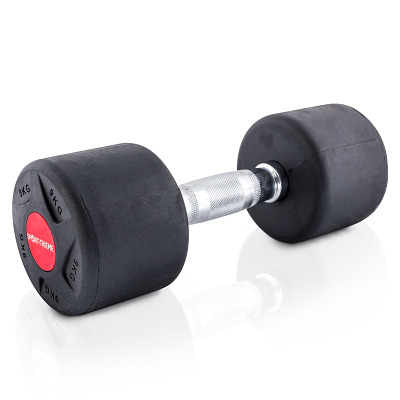 Sport-Thieme Compacte halter 'Rubber', 9 kg