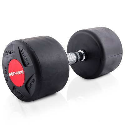 Sport-Thieme Compacte halter 'Rubber', 22,5 kg
