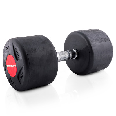 Sport-Thieme Compacte halter 'Rubber', 25 kg