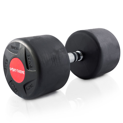 Sport-Thieme Compacte halter 'Rubber', 30 kg