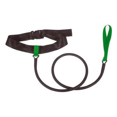 StrechCordz Trekkabel "Aqua-Gym Short-Belt", Groen, treksterkte 3,6-10,8 kg
