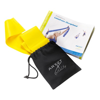 Artzt Vitality Fitnessband latexvrij, Geel, licht, 2,5 m
