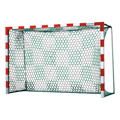 Handbaldoelnetten met schaakbordpatroon, Wit-groen